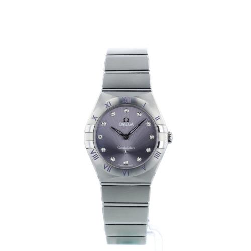 Ladies Omega Constellation 13110286060002 Steel case with Grey   Diamond dial