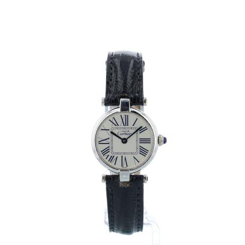 Ladies Cartier Must Vendome 1850 Silver case with Silver dial