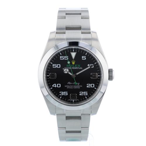 Gents Rolex Air King 116900 Steel case with Black dial