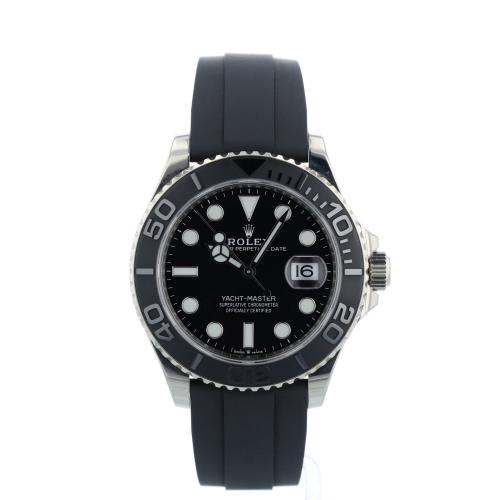 Gents Rolex Yacht-Master 42 226659 18ct White Gold case with Black dial