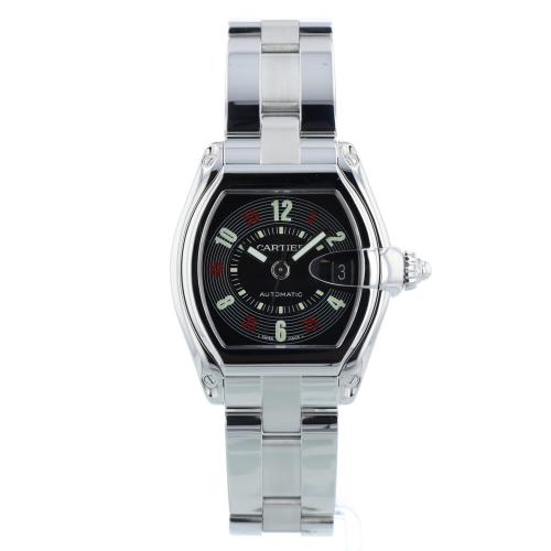 Gents Cartier Roadster W62002V3 Steel case with Black dial Gents Cartier Roadster W62002V3 Steel case with Black dial