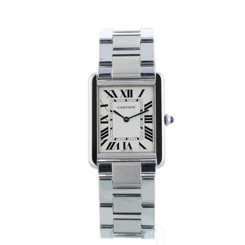 Gents Cartier Tank Solo 3169 Steel case with Silver dial Gents Cartier Tank Solo 3169 Steel case with Silver dial