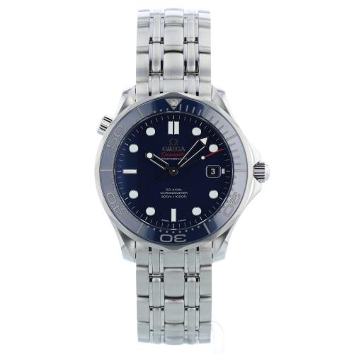 Gents Omega Seamaster 21230412003001 Steel case with Blue dial