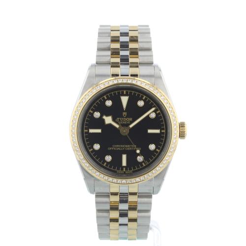 Gents Tudor Black Bay 79673 18ct Yellow Gold   Stainless Steel case with Black dial