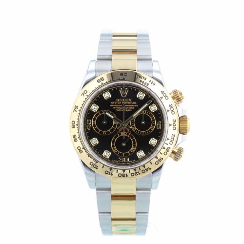 Gents Rolex Daytona 116503 18ct Yellow Gold   Stainless Steel case with Black Diamond dial Gents Rolex Daytona 116503 18ct Yellow Gold   Stainless Steel case with Black Diamond dial