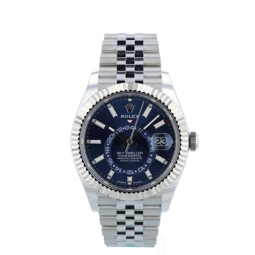 Gents Rolex Sky Dweller 336934 Stainless Steel case with Blue dial