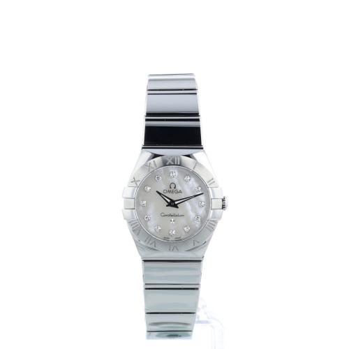 Ladies Omega Constellation 12310246055002 Steel case with White MOP Diamond dial Ladies Omega Constellation 12310246055002 Steel case with White MOP Diamond dial