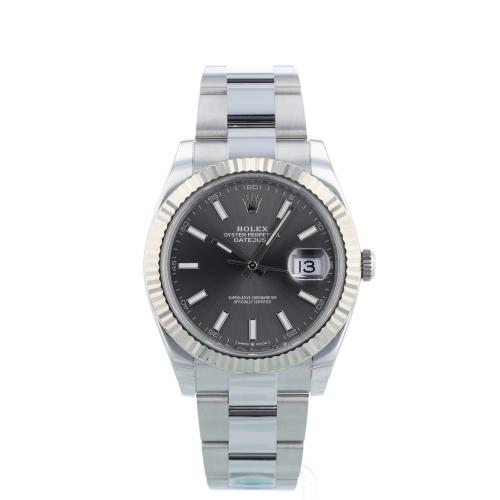 Gents Rolex Datejust 41 126334 Stainless Steel case with Slate dial
