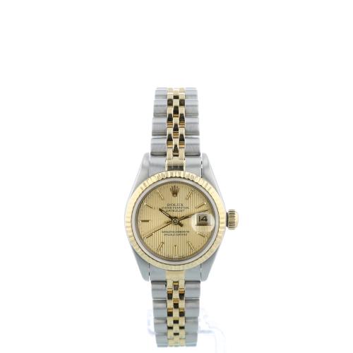 Ladies Rolex DateJust 69173 18ct Yellow Gold   Stainless Steel case with Gilt dial