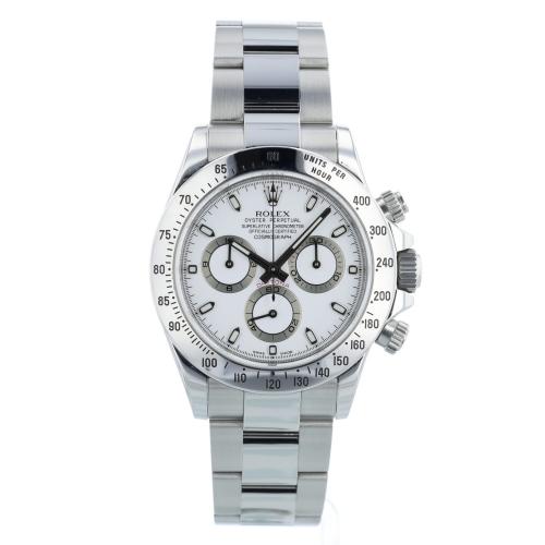 Gents Rolex Daytona 116520 Stainless Steel case with White dial Gents Rolex Daytona 116520 Stainless Steel case with White dial