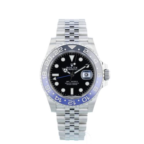 Gents Rolex GMT Master II 126710BLNR Stainless Steel case with Black dial