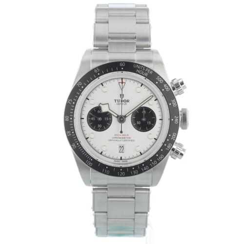 Gents Tudor Black Bay Chrono 79360N Steel case with Black dial