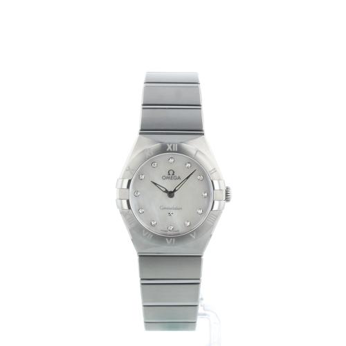 Ladies Omega Constellation 13110286055001 Steel case with MOP Diamond dial