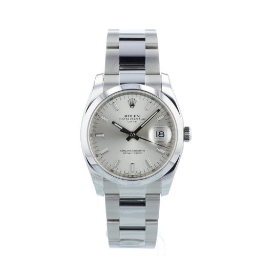Gents Rolex Oyster Perpetual Date 115200 Stainless Steel case with Silver dial Gents Rolex Oyster Perpetual Date 115200 Stainless Steel case with Silver dial