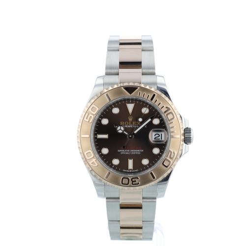 Ladies Rolex Yacht-Master 37 268621 18ct Rose Gold Stainless Steel case with Chocolate dial Ladies Rolex Yacht-Master 37 268621 18ct Rose Gold Stainless Steel case with Chocolate dial
