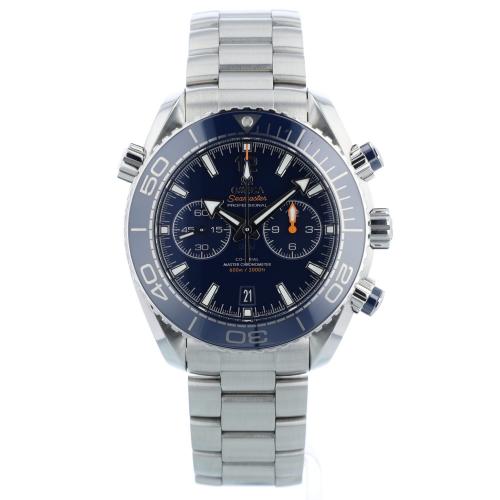 Gents Omega Planet Ocean Chronograph 21530465103001 Steel case with Blue dial