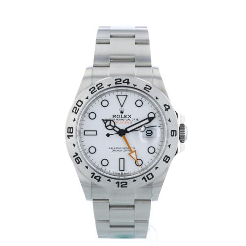 Gents Rolex Explorer II 226570 Steel case with White dial