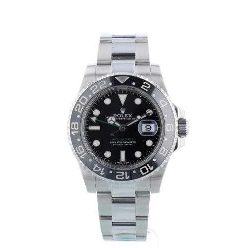 Gents Rolex GMT Master II 116710LN Stainless Steel case with Black dial