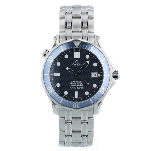 Gents Omega Seamaster 25318000 Steel case with Blue Wave dial Gents Omega Seamaster 25318000 Steel case with Blue Wave dial