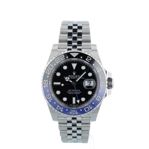 Gents Rolex GMT Master II 126710BLNR Stainless Steel case with Black dial