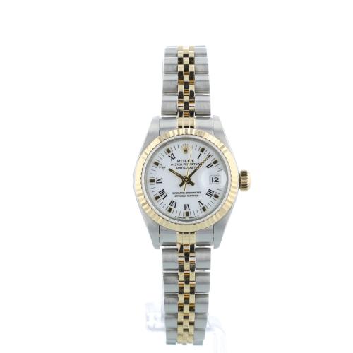 Ladies Rolex Datejust 69173 18ct Yellow Gold Stainless Steel case with White dial Ladies Rolex Datejust 69173 18ct Yellow Gold Stainless Steel case with White dial