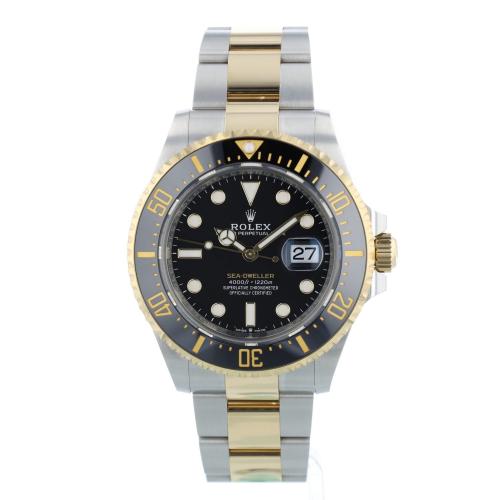 Gents Rolex Sea Dweller 126603 18ct Yellow Gold   Stainless Steel case with Black dial