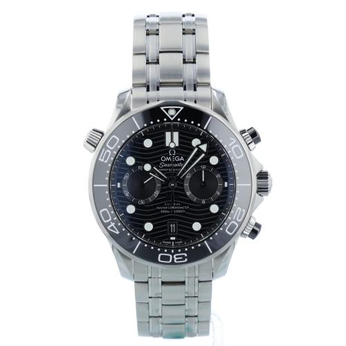 Gents Omega Seamaster Chrono 21030445101001 Steel case with Grey dial