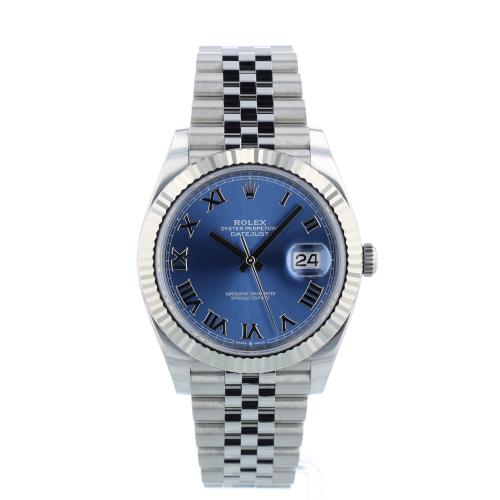 Gents Rolex Datejust 41 126334 Stainless Steel case with Blue Azzurro dial Gents Rolex Datejust 41 126334 Stainless Steel case with Blue Azzurro dial