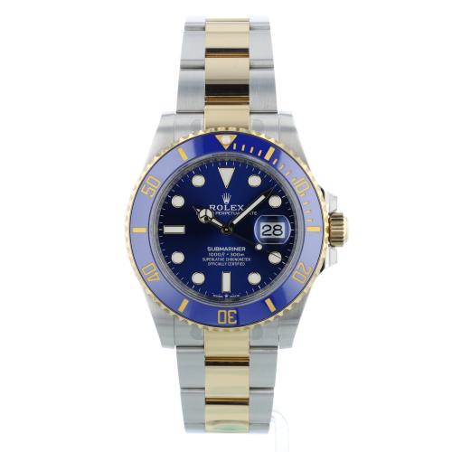 Gents Rolex Submariner Date 126613LB 18ct Yellow Gold   Stainless Steel case with Blue dial