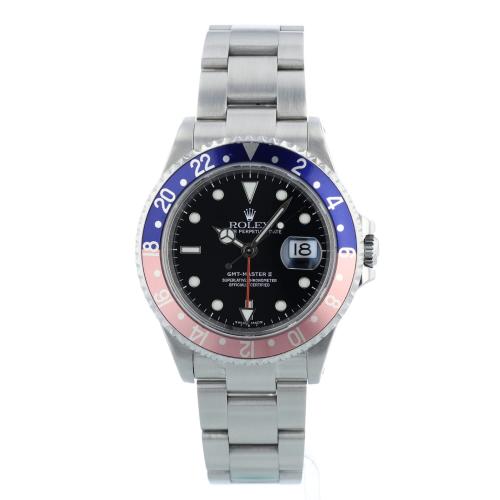 Gents Rolex GMT Master II 16710 Stainless Steel case with Black dial Gents Rolex GMT Master II 16710 Stainless Steel case with Black dial
