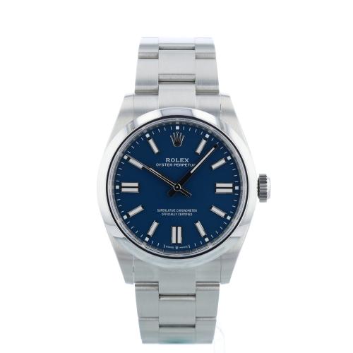 Gents Rolex Oyster Perpetual 41 134300 Stainless Steel case with Med Blue dial Gents Rolex Oyster Perpetual 41 134300 Stainless Steel case with Med Blue dial