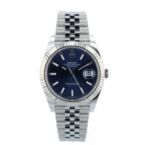 Gents Rolex Datejust 41 126334 Stainless Steel case with Blue dial Gents Rolex Datejust 41 126334 Stainless Steel case with Blue dial