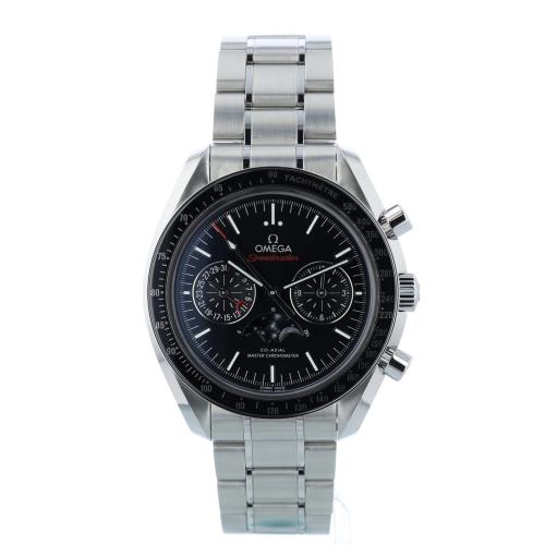 Gents Omega Speedmaster Moon Phase 30430445201001 Steel case with Black dial