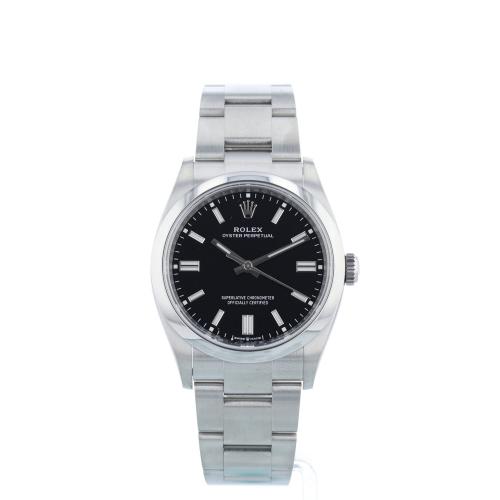 Gents Rolex Oyster Perpetual 36 126000 Stainless Steel case with Black dial
