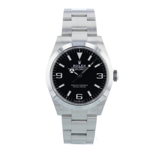Gents Rolex Explorer 40 224270 Stainless Steel case with Black dial