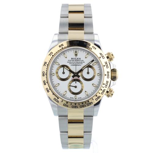 Gents Rolex Daytona 116503 18ct Yellow Gold Stainless Steel case with White dial Gents Rolex Daytona 116503 18ct Yellow Gold Stainless Steel case with White dial