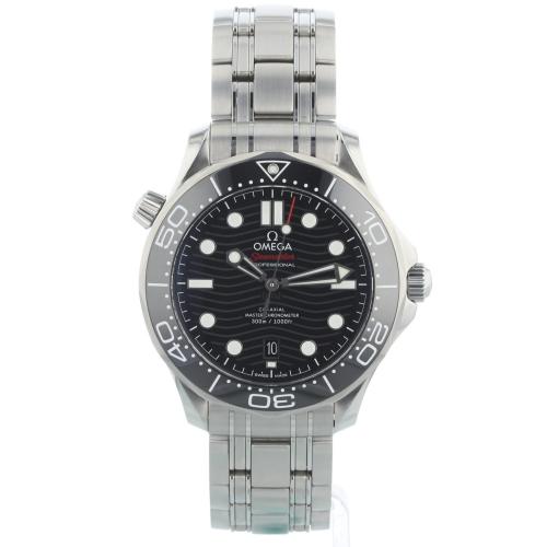 Gents Omega Seamaster Co-Axial 210.30.42.20.01.001 Stainless Steel case with Black Wave dial Gents Omega Seamaster Co-Axial 210.30.42.20.01.001 Stainless Steel case with Black Wave dial