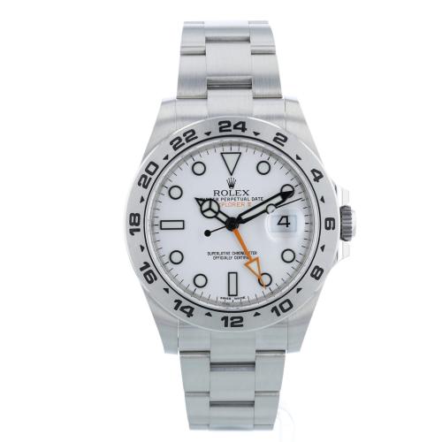 Gents Rolex Explorer II 216570 Stainless Steel case with White dial Gents Rolex Explorer II 216570 Stainless Steel case with White dial