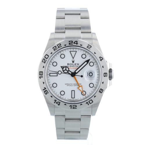 Gents Rolex Explorer II 226570 Stainless Steel case with White dial