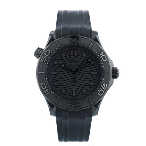 Gents Omega Seamaster 21092442001003 Black Steel case with Black Wave dial Gents Omega Seamaster 21092442001003 Black Steel case with Black Wave dial