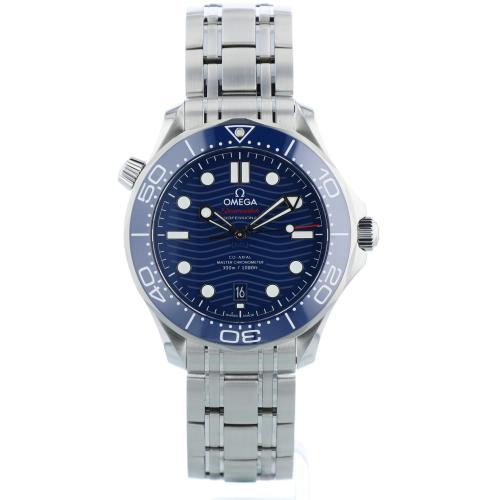 Gents Omega Seamaster Co-Axial 21030422003001 Steel case with Blue Wave dial Gents Omega Seamaster Co-Axial 21030422003001 Steel case with Blue Wave dial