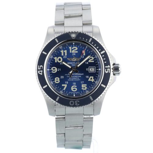 Gents Breitling Super Ocean A17392 Steel case with Blue dial Gents Breitling Super Ocean A17392 Steel case with Blue dial