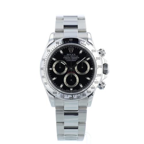 Gents Rolex Daytona 116520 Stainless Steel case with Black dial Gents Rolex Daytona 116520 Stainless Steel case with Black dial