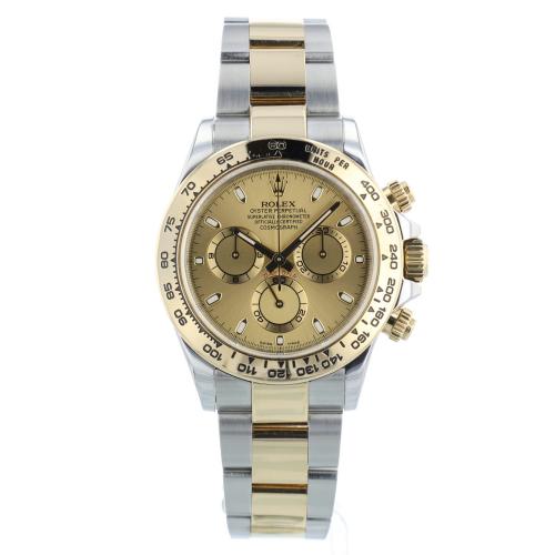 Gents Rolex Daytona 116503 18ct Yellow Gold Stainless Steel case with Champagne dial Gents Rolex Daytona 116503 18ct Yellow Gold Stainless Steel case with Champagne dial