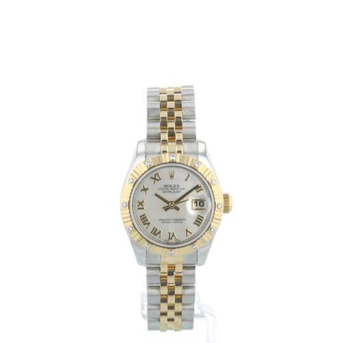 Ladies Rolex Datejust 179313 18ct Yellow Gold   Stainless Steel case with MOP dial