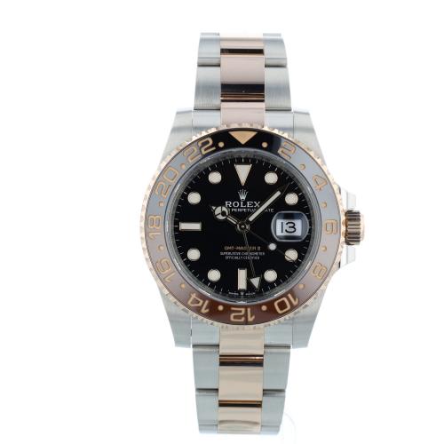 Gents Rolex GMT Master II 126711CHNR 18ct Rose Gold Stainless Steel case with Black dial Gents Rolex GMT Master II 126711CHNR 18ct Rose Gold Stainless Steel case with Black dial
