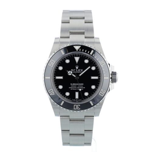 Gents Rolex Submariner Non Date 124060 Stainless Steel case with Black dial