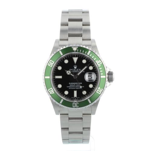 Gents Rolex Submariner Date 16610LV Steel case with Black dial