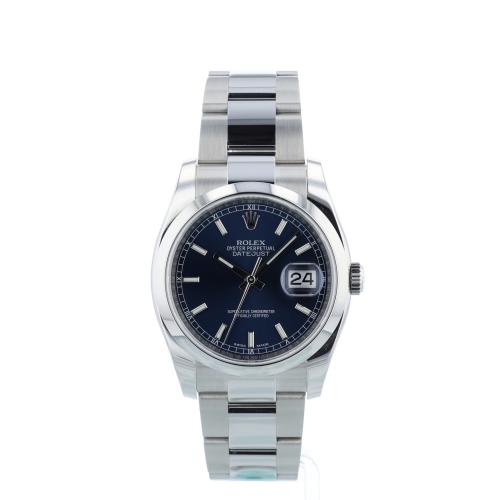 Gents Rolex DateJust 36 116200 Stainless Steel case with Blue dial Gents Rolex DateJust 36 116200 Stainless Steel case with Blue dial