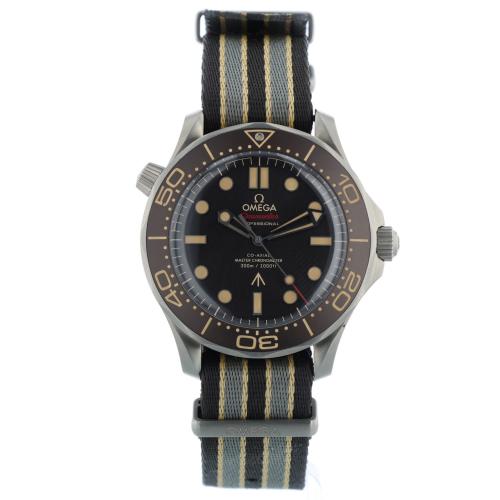 Gents Omega Seamaster 21092422001001 Titanium case with Black dial Gents Omega Seamaster 21092422001001 Titanium case with Black dial